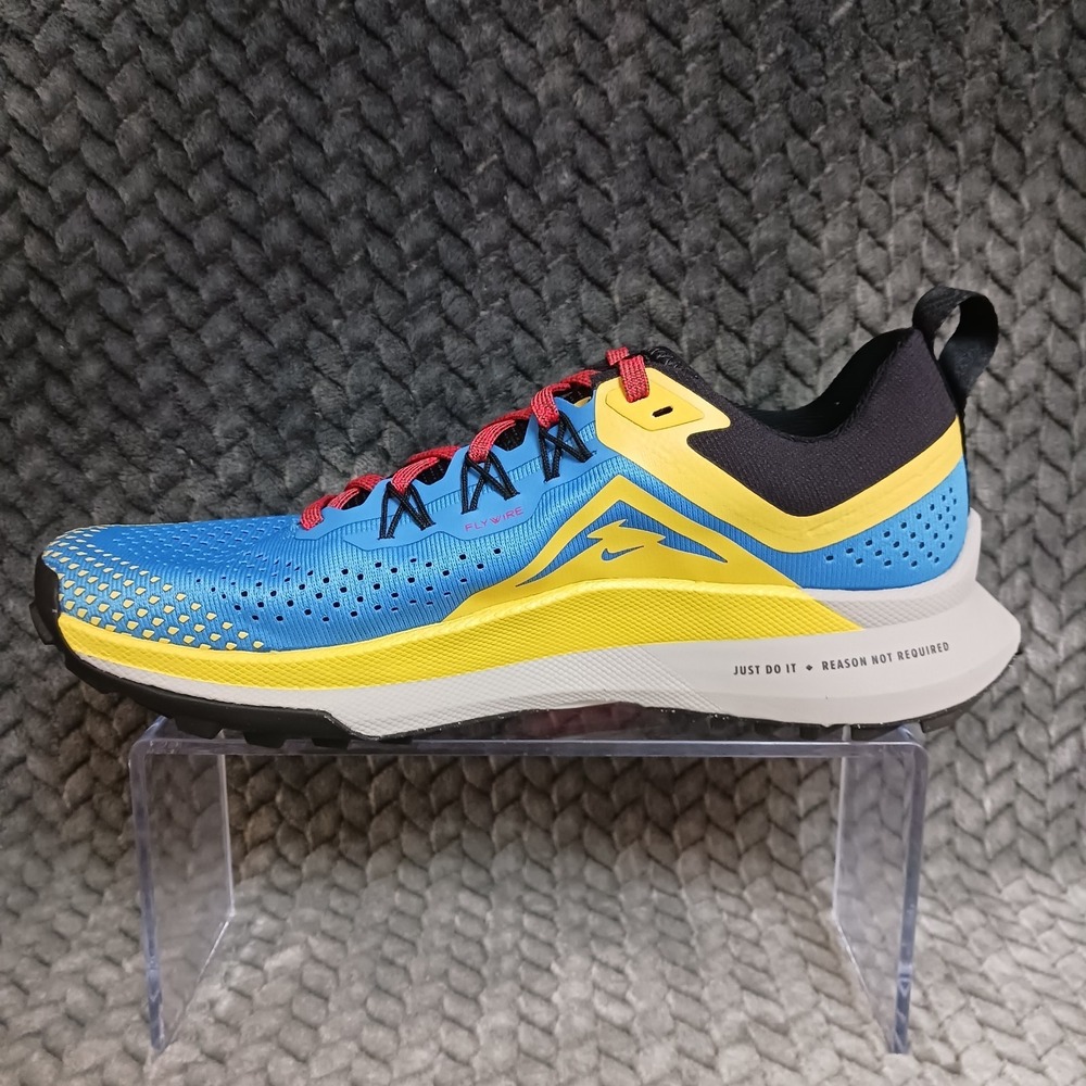 Nike React Pegasus Trail 4 Light Photo Blue Silver Women's Running Shoes Sz 8.5 - Picture 9 of 14